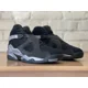 thumbnail image 4 of Ni - ke Ni - ke Air Jordan 8 Retro Winter Black Metallic Silver FD1334-001 Men Size 10 New, 4 of 5