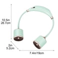 thumbnail image 3 of Ventilador portátil tipo collar con batería de larga duración, recargable por USB, velocidad ajustable, ligero para actividades al aire libre y viajes., 3 of 6