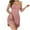 Pink, variant on Kaemgyyd Nightgowns for Women Cute Lace Square Collar Sleeveless Night Dress Fashion Button Backless Pajama Dress Sleepwear