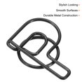 thumbnail image 4 of Unique Bargains Paper Clip Coated Letter P Shape Alphabet Clips Bookmarks, Black, 100 Count, 4 of 6