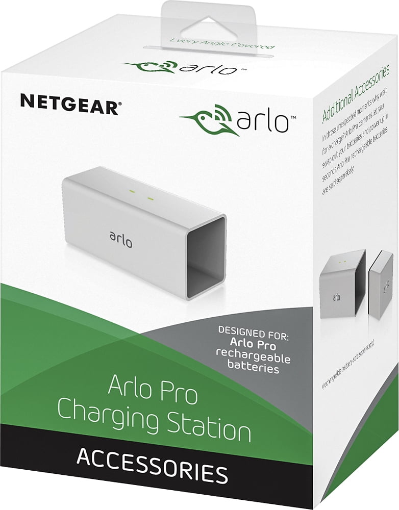 Charging Station Compatible for Arlo Rechargeable Batteries Charger Fits for Arlo Light/ALS1101 & Arlo Pro & Pro 2/VMA4400 & Arlo Go/VMA4410-2 Ports Black