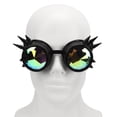 thumbnail image 1 of Retro Steampunk Goggles,  PC ABS Kaleidoscope Rave Glasses with Elastic Band, Vintage Sunglasses Goggles,  Eye Protection Goggles,  Party Decoration Props, 1 of 7