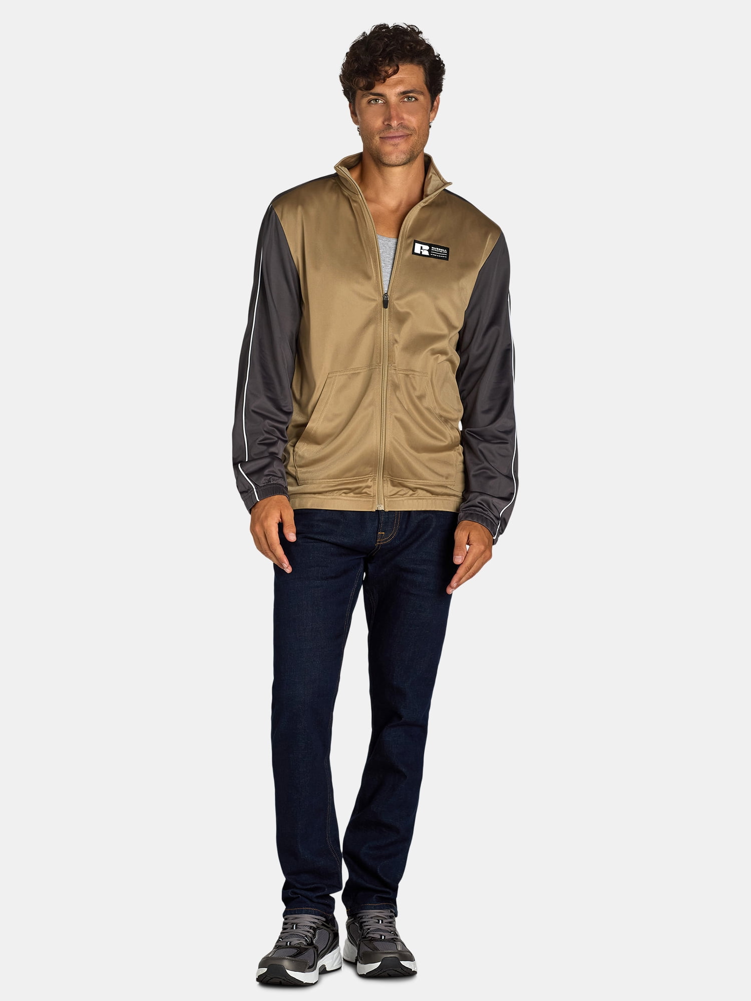 Russell Athletic Men's Polyester Tricot Jacket, Sizes S-2XL