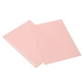 thumbnail image 3 of Loose Leaf Binding Cover, 20 Sheets A5 20 Holes Loose Leaf Binding Cover, PP Loose Leaf Cover Presentation Binding Case Frosted PP Plastic Sheet Protector for Document,, 3 of 7