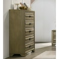 thumbnail image 6 of Loiret Light Grey Finish Wood Storage Platform King Bedroom Set with Dresser, Mirror, Nightstand, Chest, 6 of 13