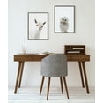 thumbnail image 7 of Kate and Laurel Sylvie Animal Studio Owl Framed Canvas Wall Art by Amy Peterson Art Studio, 18x24 Gray, Modern Bird Animal Portrait Art for Wall, 7 of 7