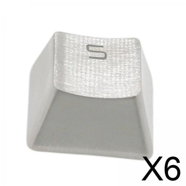 Teclas del teclado,Tecla MX de acero inoxidable y metal,color plateado,Teclas del teclado mecánico con luz de fondo,lindas teclas,teclas de teclado personalizadas,tecla con forma de