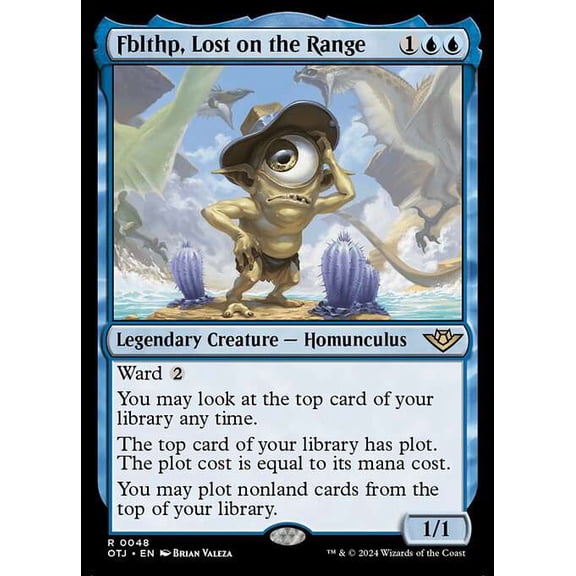 MtG Outlaws of Thunder Junction Rare Fblthp, Lost on the Range #48