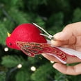 thumbnail image 3 of Christmas Bird Clip Ornaments Set Decorative Christmas Tree Birds With Metal Clips For Festive Home Party Decor 9.8 x 7.08 x 1.97 in, 3 of 7