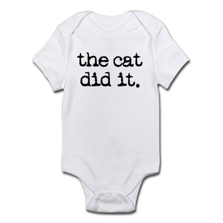 

CafePress - The Cat Did It Infant Bodysuit - Baby Light Bodysuit
