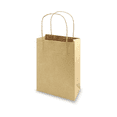 thumbnail image 1 of Bolsa de papel kraft (120 piezas) Caltom  Chica con asa, 1 of 4