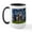 White/Black Inside, variant on CafePress - Starry Night / Tiger Cat Large Mug - 15 oz Ceramic Large White Novelty Mug