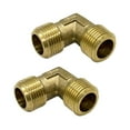 thumbnail image 5 of 2pcs Air Compressor Fittings Brass 16.5mm Male Thread Check Valve Elbow Coupler, 5 of 8
