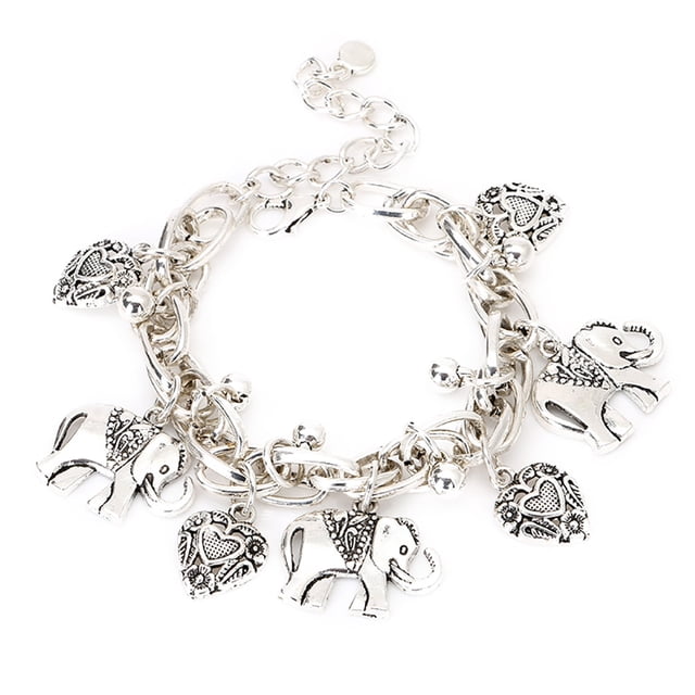 Bracelet Charm Rétro Faux Bijoux Bracelet Pendentif Bracelet pour la Saint-Valentin