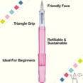 thumbnail image 3 of Pluma estilográfica PILOT Kakuno Pink Barrel, punta fina, tinta negra, 3 of 5