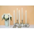 thumbnail image 3 of 6 Pack Battery LED Candles with Remote Timer, Real Wax Flickering Warm White Light for Christmas, Wedding, Home, Ivory, 3 of 4