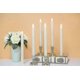 thumbnail image 3 of 6 Pack Battery LED Candles with Remote Timer, Real Wax Flickering Warm White Light for Christmas, Wedding, Home, Ivory, 3 of 4