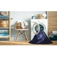 thumbnail image 2 of Ahgly Company Machine Washable Indoor Round Transitional Night Blue Area Rugs, 8' Round, 2 of 7