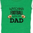 thumbnail image 4 of Inktastic Watching Football with My Dad Boys or Girls Baby Bodysuit, 4 of 5