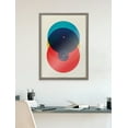 thumbnail image 4 of Blake Colorful Records 18 in x 24 in Framed Painting Art Prints, by Kate and Laurel, 4 of 6