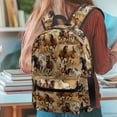 thumbnail image 5 of Psesaysky Running Wild Horses Design Backpack 17 Inch School Bag for Teen Boys and Girls Hiking Camping Travel Bag, 5 of 7