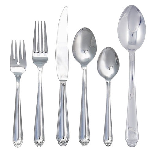 Ginkgo International Ltd Bonnie Inox - Fini Miroir Intégral Ensemble de 42 Pcs