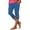 Light Blue, variant on Riforla Leggings with Pockets Women's 7/8 Yoga Solid Color Summer Stretchy Soft Cutout Metal Rings High Waist Workout Running Everyday Wear Women's Pants Navy XL