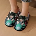 thumbnail image 7 of Kids Slippers My Hero Academia House Slippers Warm Soft Plush Slipper Anti-Slip Winter Fluffy House Shoes for Boys Girls, 7 of 7