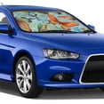 thumbnail image 5 of Kdxio Retro Seamless Flying Butterflies Print Windshield Sun Shade,UV Rays and Sun Heat Protection,Sunshade for Car Windshield,Car Shade Front Windshield -, 5 of 6