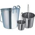 thumbnail image 5 of Indipets Heavy Duty Flat-Sided Hook-On Pail 9 QT, Food and Water Buckets for Dogs and Cats, Hanging Pails for Crates and Cages, 5 of 6