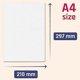 thumbnail image 2 of White, A4 300 g/m Colored cardboard, 50 sheets, 2 of 5