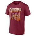 thumbnail image 2 of Men's Wine Cleveland Cavaliers Alley Oop T-Shirt, 2 of 3