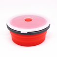 thumbnail image 1 of Monstrate Tazón plegable de sellado , contenedor de silicona con tapa, soporte plegable para conservas de ensaladas, contenedores de alimentos, Juegos de accesorios de baño, 1 of 5