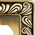 thumbnail image 3 of franklin brass 64045 paisley single duplex outlet wall plate/switch plate/cover, tumbled antique brass, 3 of 8