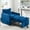 Blue, variant on Sleeper Sofa Chair Bed, Convertible Sofa Chair 3-In-1, Adjustable Sleeper Chair Pullout Sofa Bed with Modern Velvet Fabric for Living Room Apartment Small Space (Gray)
