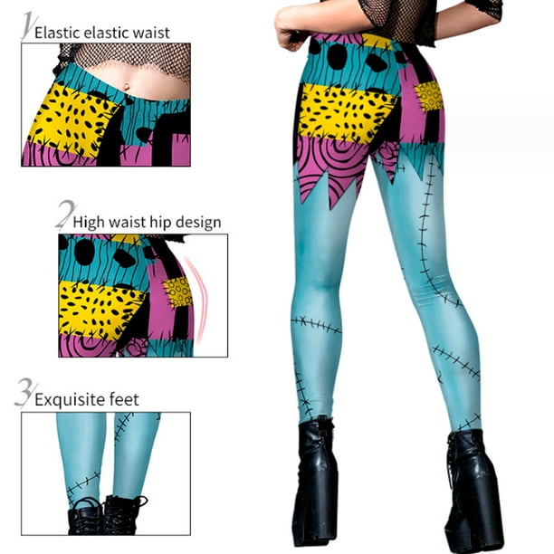 Girls Halloween Print Knit Leggings - Trick or Treat