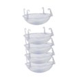 thumbnail image 3 of 5 platillos transparentes para plantas con gancho, soporte esférico para plantas, cesta colgante, bandejas de goteo, 3 of 9