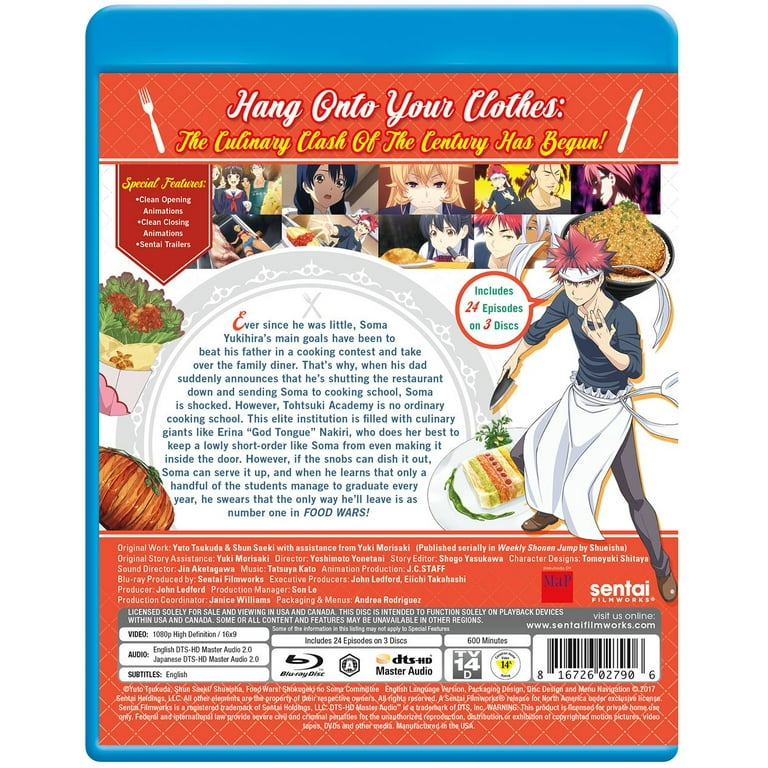 Section23 Films, Food Wars! Season One, none, none - Walmart.com
