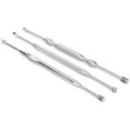 thumbnail image 3 of Ear Pick Dual Head Ear Cleansing Tool Stainless Steel Earwax Curette Removal Safe Ear Care Cleaner 2, 3 of 6