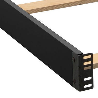 Delta Children Wooden Full-Size Bed Rails 0050, Ebony