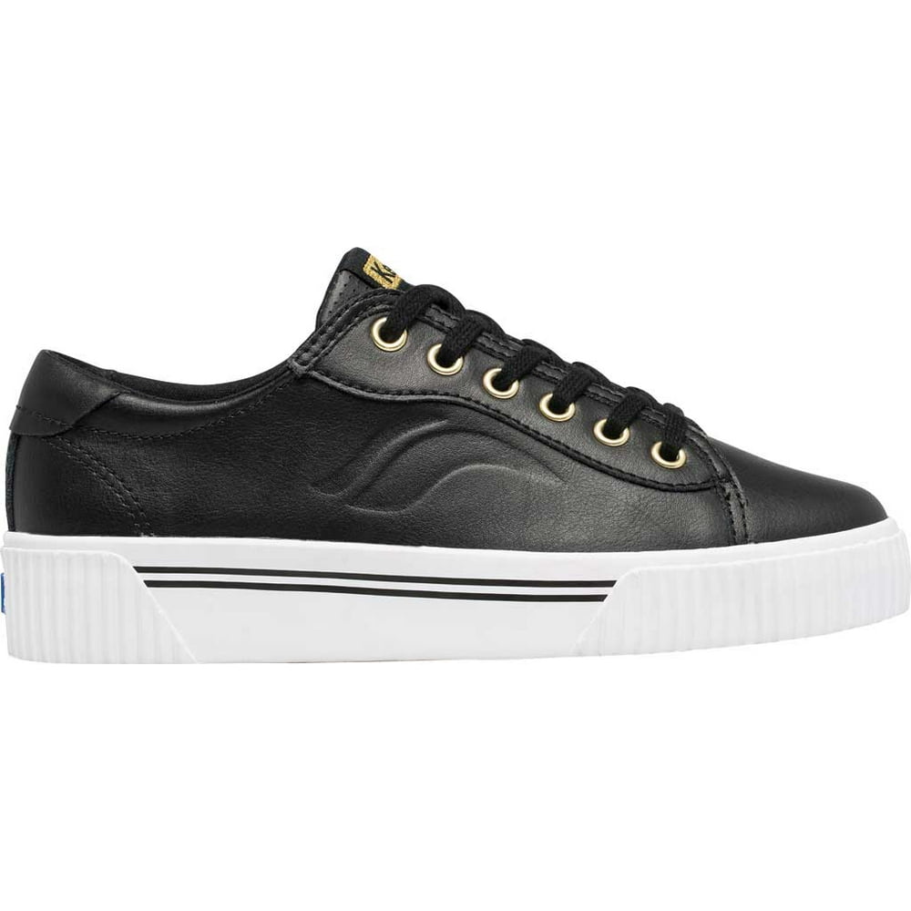 Keds - Women's Keds Crew Kick Alto Leather Sneaker Black Leather 8.5 M - Walmart.com - Walmart.com