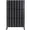Black Stepped Lattice, variant on Roninkier 76"H x 48"W Freestanding Metal Privacy Screen Heavy Duty Decorative Divider Fence Panel for Patio Deck Balcony Garden Lawn Yard, Easy Assembly