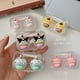 thumbnail image 3 of Estuche de lentes de contacto Kawaii de Hello Kitty, caja de almacenamiento de gafas portátil de dibujos animados, caja de lentes de espejo, contenedor de melodía, 3 of 4