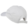 thumbnail image 3 of Gold Sun Embroidered Low Profile Washed Cap - White OSFM, 3 of 5