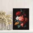 thumbnail image 2 of UXIEQU Luxury Floral Canvas Wall Art Print 15.75x11.81 Inches, 2 of 8