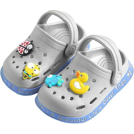 Toddler Clogs Girls Boys Clogs Garden Shoes Cartoon Slides Toddler Sandals Beach Kids Slippers