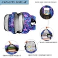 thumbnail image 3 of FORMRS Unisex School Backpack 17" Student Travel Bag with Laptop Compartment, Neon Pink Starfish, 3 of 7