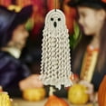 thumbnail image 6 of Halloween Ghost Figurine Ghost Decor Halloween Decorations Hand Woven Ghost And White Ghost Wall Hangings Holiday Scene Decoration Party Halloween Decoration for Gift Props Tabletop Home Decor, 6 of 6