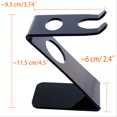 thumbnail image 3 of Youkk Support en Plastique en Forme de Z pour Outils de Salon de Coiffure Porte-Brosse Noir Style A 1Ensemble, 3 of 6