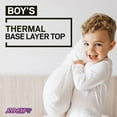 thumbnail image 3 of Rocky Thermal Underwear Shirt for Kids Base Layer Long Johns for Boys, Space Design XS, 3 of 6